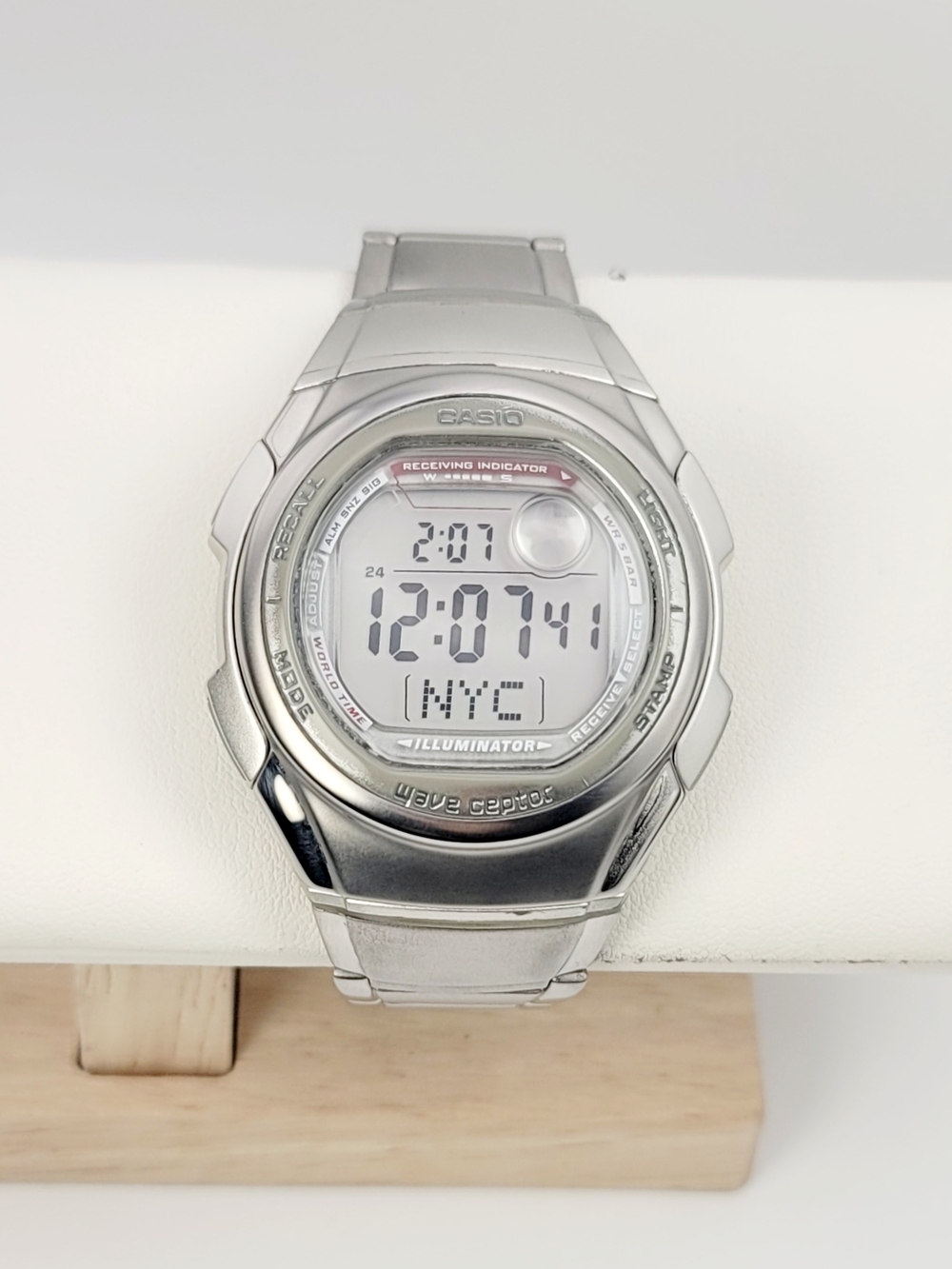 Casio Wave Ceptor WV-57HJ Digital Watch Module 2557 | Atomic Time | Illuminator